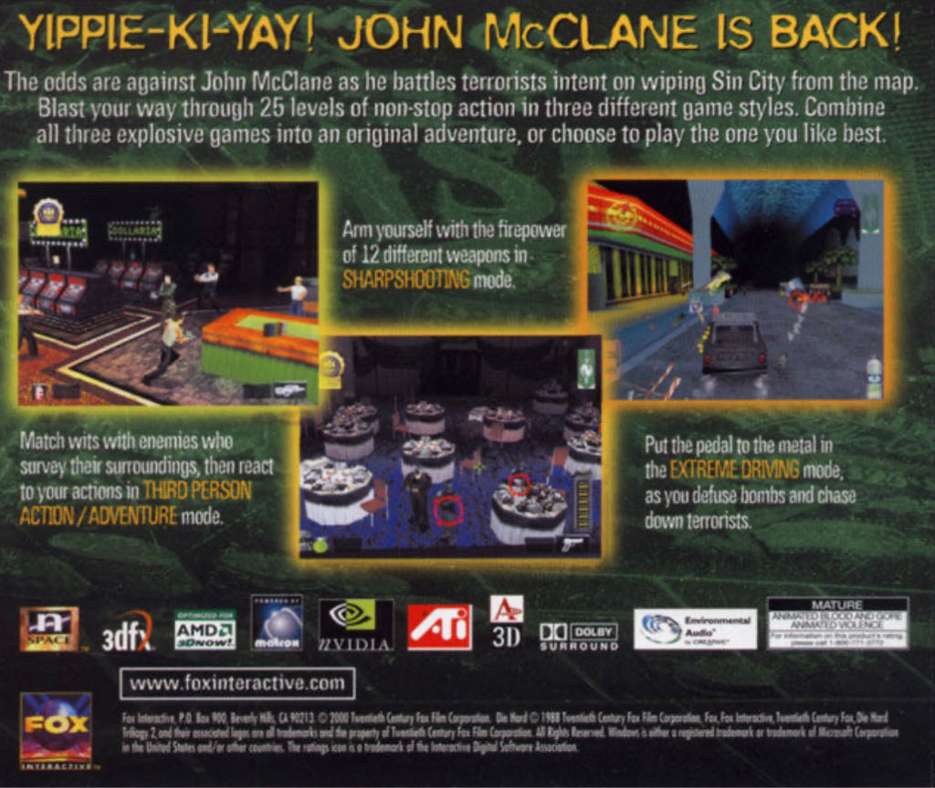 Die Hard Trilogy 2 - PC (Fox Interactive) video game collectible [Barcode 5030930022013] - Main Image 2