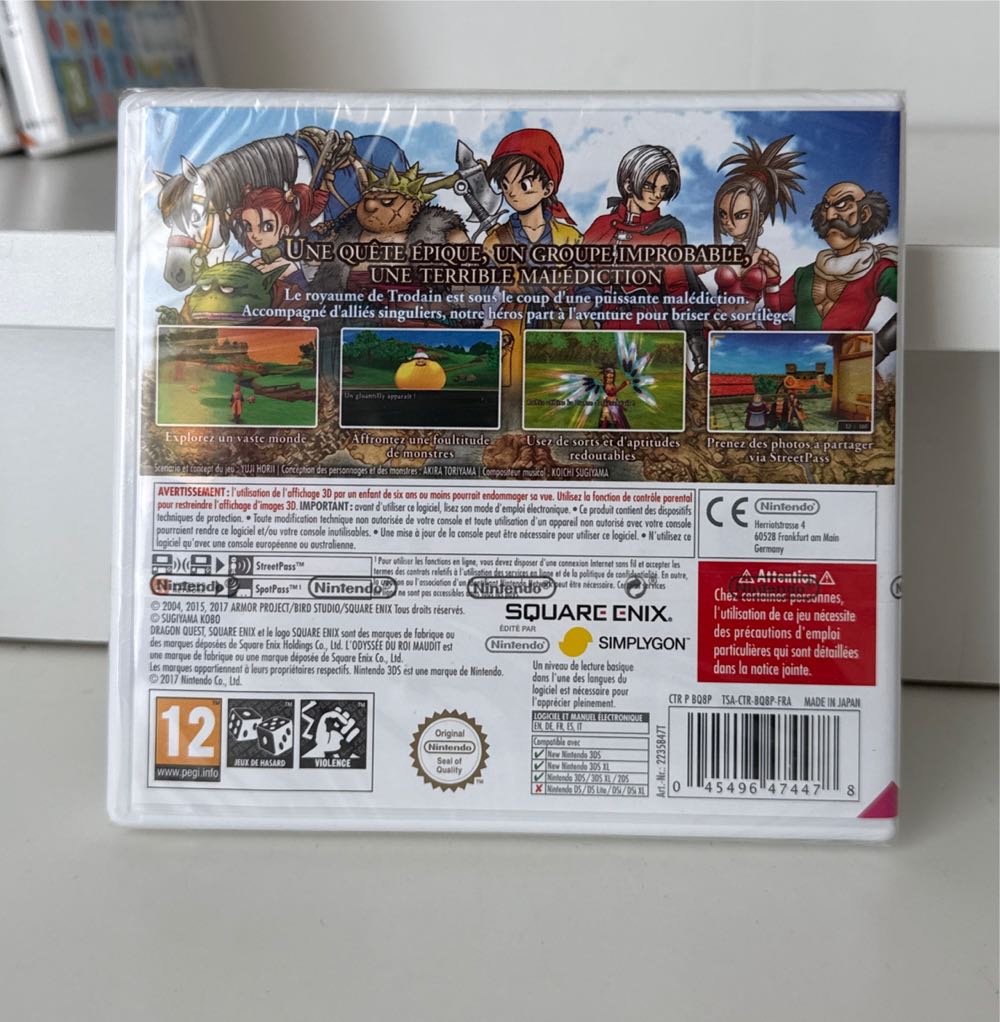 Dragon Quest VIII : L’odyssée Du Roi Maudit - Nintendo 3DS (Square Enix - 1) video game collectible [Barcode 045496474478] - Main Image 2