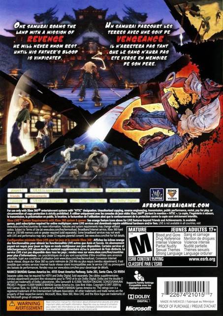 Afro Samurai - Microsoft Xbox 360 (Surge - 1) video game collectible [Barcode 322674230157] - Main Image 2