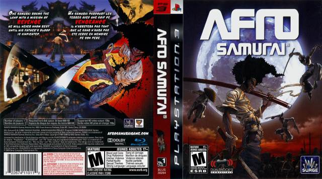Afro Samurai - Sony PlayStation 3 (PS3) (Namco Bandai - 1) video game collectible [Barcode 3296580806706] - Main Image 2