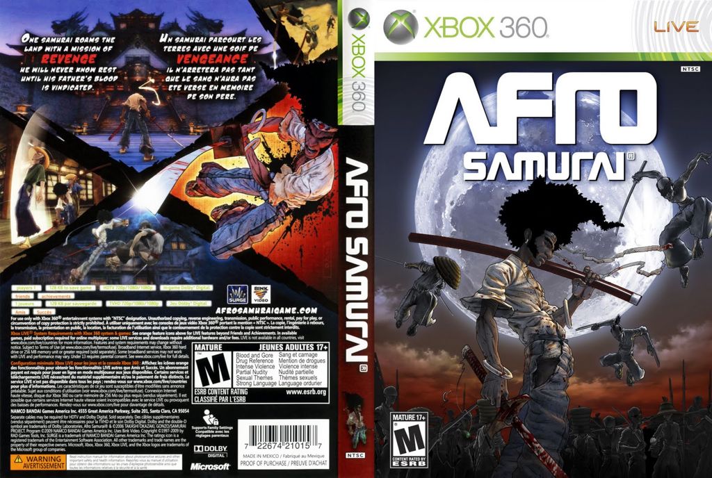 Afro Samurai - Microsoft Xbox 360 (1) video game collectible [Barcode 3296580806836] - Main Image 2