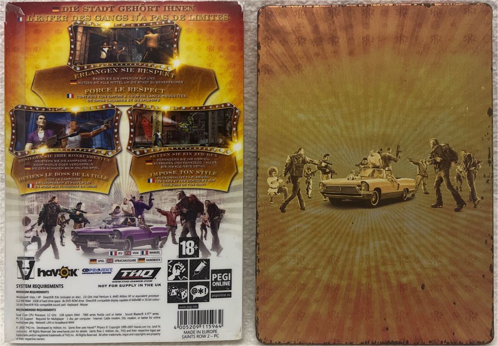Saints Row 2 - PC (Volition Inc. - 1) video game collectible [Barcode 4005209115964] - Main Image 2