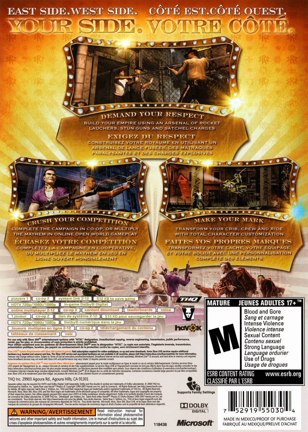 Saints Row 2 - Microsoft Xbox 360 video game collectible [Barcode 4005209121651] - Main Image 2