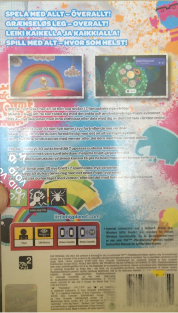 Little Big Planet NO CASE - Sony PlayStation Portable (PSP) video game collectible [Barcode 711719143659] - Main Image 2