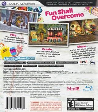 Little Big Planet - Sony PlayStation 3 (PS3) (Sony Computer Entertainment - 2) video game collectible [Barcode 711719819929] - Main Image 2