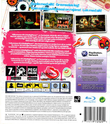Little Big Planet - Sony PlayStation 3 (PS3) (Sony Computer Entertainment - 4) video game collectible [Barcode 711719999058] - Main Image 3