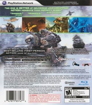Call of Duty: Modern Warfare 2 - Sony PlayStation 3 (PS3) (Activision - 4) video game collectible [Barcode 047875837478] - Main Image 2