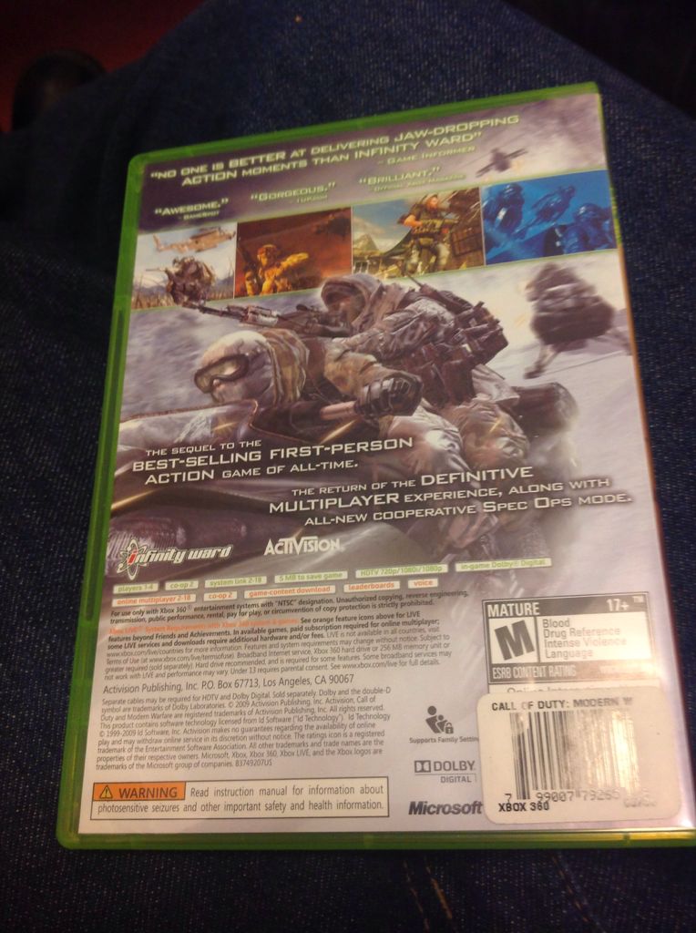 Call of Duty: Modern Warfare 2 - Microsoft Xbox 360 video game collectible [Barcode 799007792659] - Main Image 2
