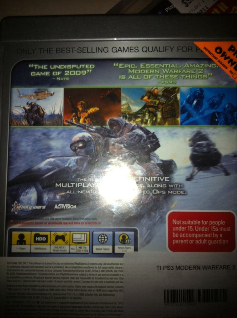 Call of Duty: Modern Warfare 2 - Sony PlayStation 3 (PS3) (Actavision) video game collectible [Barcode 9900016039982] - Main Image 2