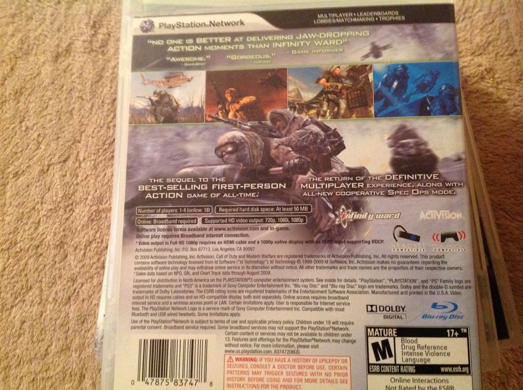 Call of Duty: Modern Warfare 2 - Sony PlayStation 3 (PS3) video game collectible - Main Image 2