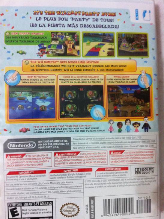 Mario Party 8 - Nintendo Wii (Nintendo - 4) video game collectible [Barcode 04549000] - Main Image 2