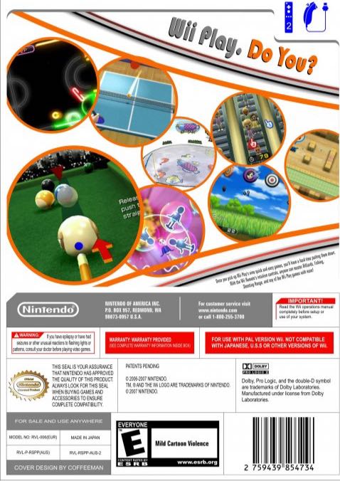 Wii Play - Nintendo Wii (Nintendo - 1-2) video game collectible [Barcode 045496362195] - Main Image 2