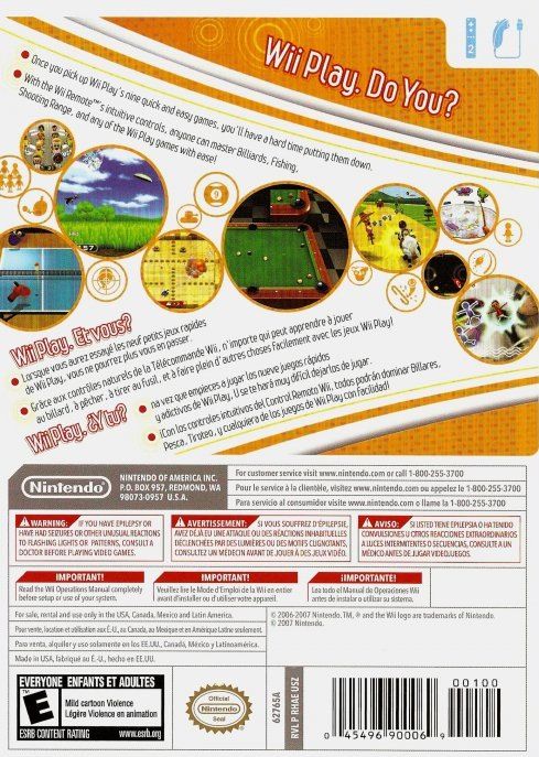 Wii Play - Nintendo Wii (Nintendo - 2) video game collectible - Main Image 2