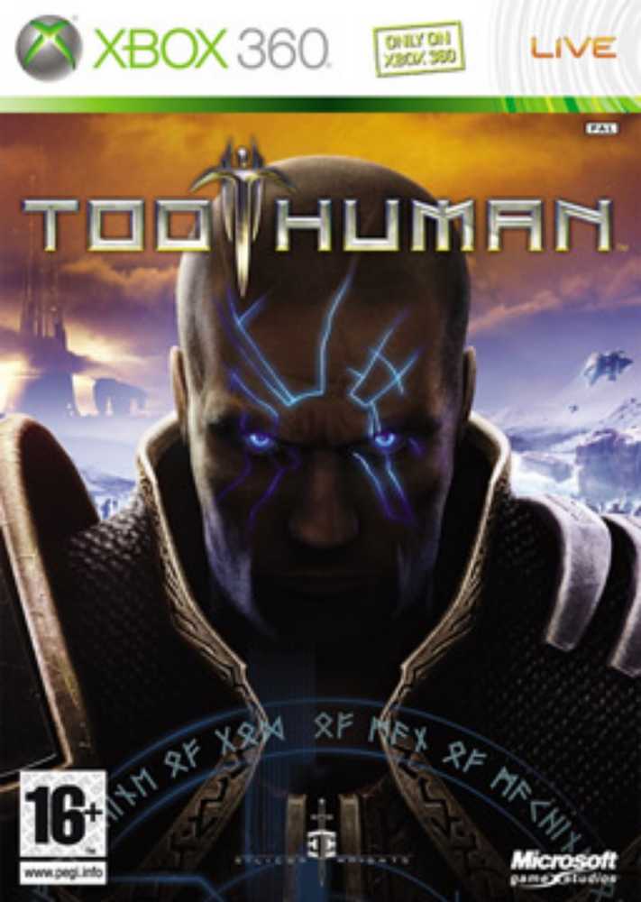 Too Human - Microsoft Xbox 360 (1) video game collectible [Barcode 882224449953] - Main Image 2
