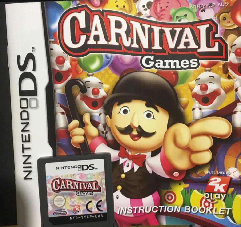 Carnival Games (Game only) - Nintendo DS (Global Software/GS - 1-2) video game collectible [Barcode 710425354021] - Main Image 2