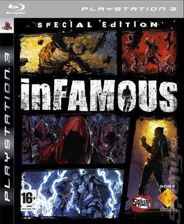 Infamous - Sony PlayStation 3 (PS3) (Sony Computer Entertainment - 1) video game collectible [Barcode 711719134565] - Main Image 2