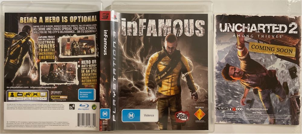 Infamous - Sony PlayStation 3 (PS3) (Sony Computer Entertainment - 1) video game collectible [Barcode 711719148340] - Main Image 4