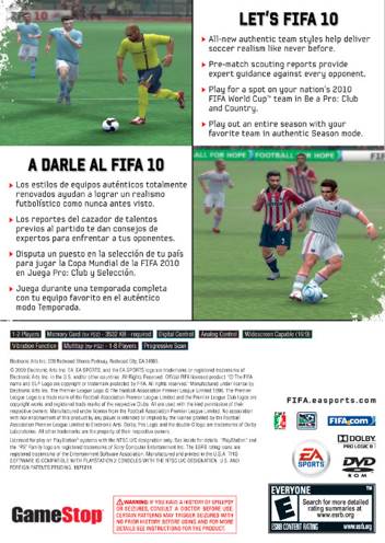FIFA 10 - Microsoft Xbox 360 (Ea Sports - 4) video game collectible [Barcode 5030930077976] - Main Image 2