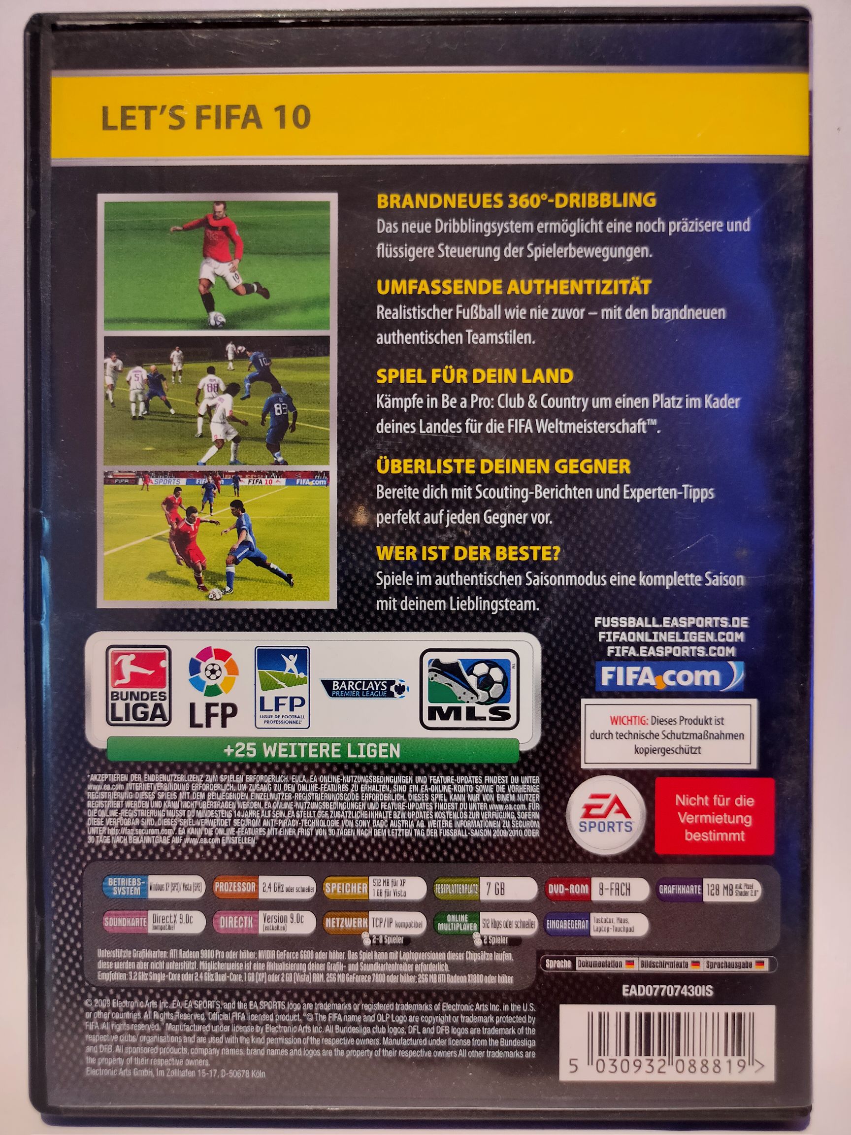FIFA 10 : EA Classics - PC video game collectible [Barcode 5030932088819] - Main Image 2