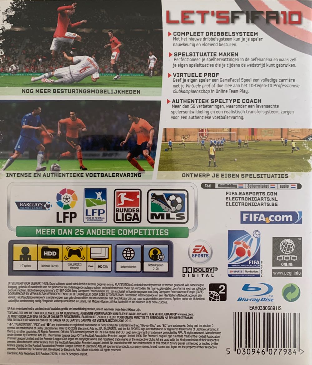 FIFA 10 - Sony PlayStation 3 (PS3) (Electronic Arts/EA Games - 6) video game collectible [Barcode 5030946077984] - Main Image 2