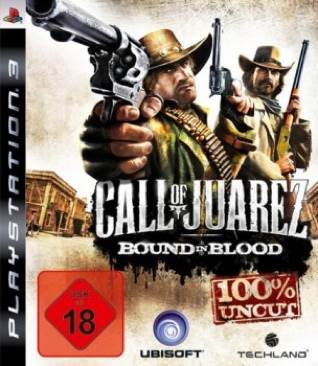 Call of Juarez: Bound In Blood - Sony PlayStation 3 (PS3) (Ubisoft) video game collectible [Barcode 13672216] - Main Image 1