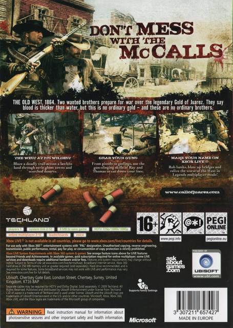 Call of Juarez: Bound In Blood - PC (Ubisoft - 1) video game collectible [Barcode 8716051040095] - Main Image 2