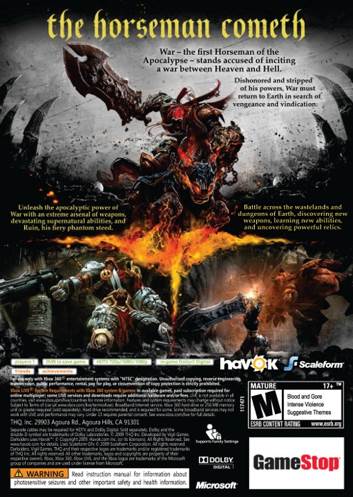 Darksiders - Microsoft Xbox Live (THQ - 1) video game collectible [Barcode 4005209114660] - Main Image 2