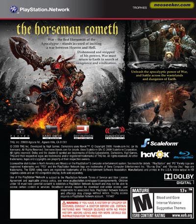 Darksiders - Sony PlayStation 3 (PS3) (THQ - 1) video game collectible [Barcode 4012160250672] - Main Image 2
