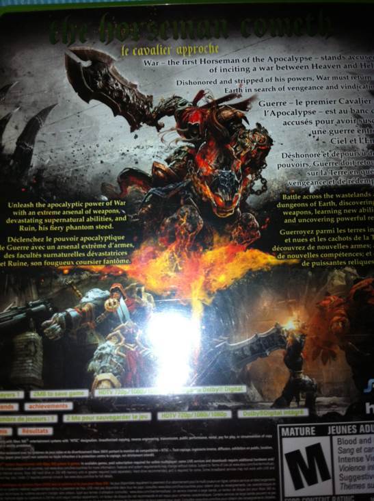 Darksiders - Microsoft Xbox 360 video game collectible - Main Image 2