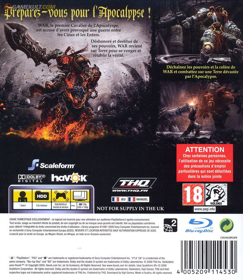 Darksiders - Sony PlayStation 3 (PS3) video game collectible - Main Image 2