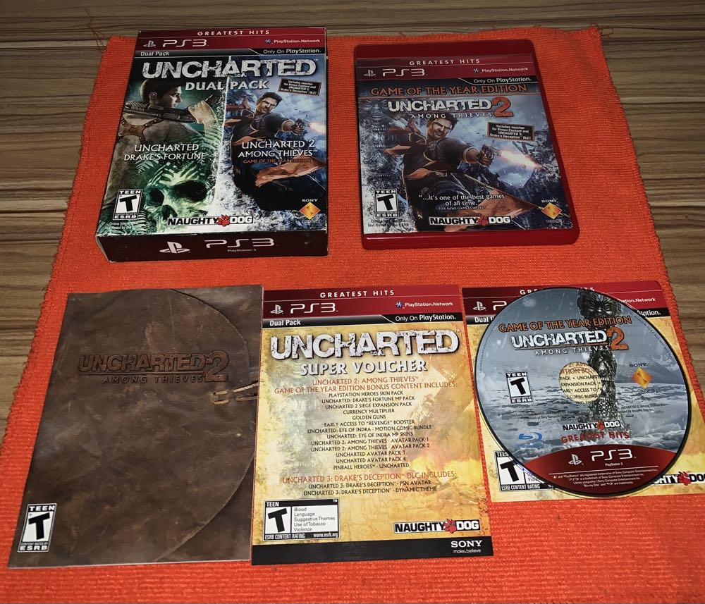 Uncharted 2: Among Thieves - Sony PlayStation 3 (PS3) (Sony Computer Entertainment - 1) video game collectible [Barcode 32617450] - Main Image 3