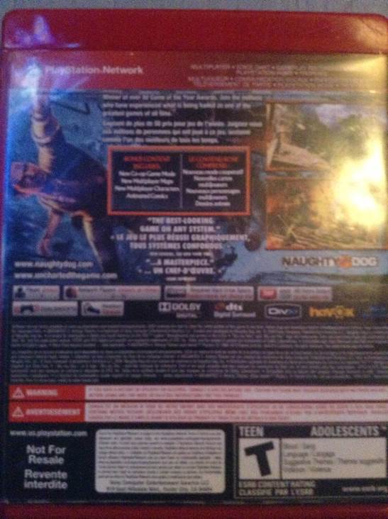 Uncharted 2: Among Thieves - Sony PlayStation 3 (PS3) (Naughty Dog - 1) video game collectible - Main Image 2
