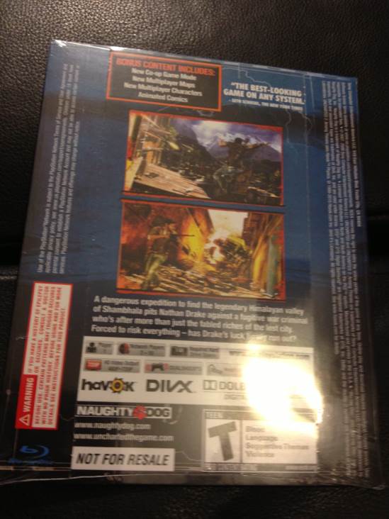 Uncharted 2: Among Thieves - Sony PlayStation 3 (PS3) video game collectible - Main Image 2