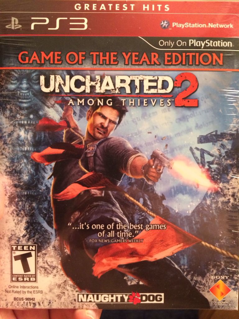 Uncharted 2: Among Thieves - Sony PlayStation 3 (PS3) (Sony Computer Entertainment - 1) video game collectible - Main Image 1