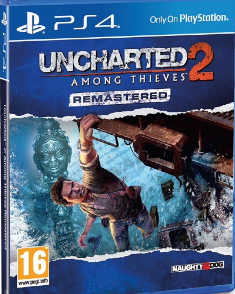 Uncharted 2: Among Thieves Remastered (German Cover) - Sony PlayStation 4 (PS4) (Sony Computer Entertainment - 1) video game collectible - Main Image 1