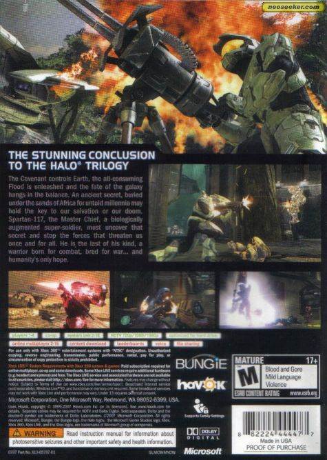 Halo 3 - Microsoft Xbox 360 (Bungie Studios - 4) video game collectible [Barcode 882224482394] - Main Image 2