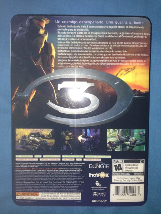 Halo 3 - Microsoft Xbox 360 video game collectible [Barcode 882224508063] - Main Image 2