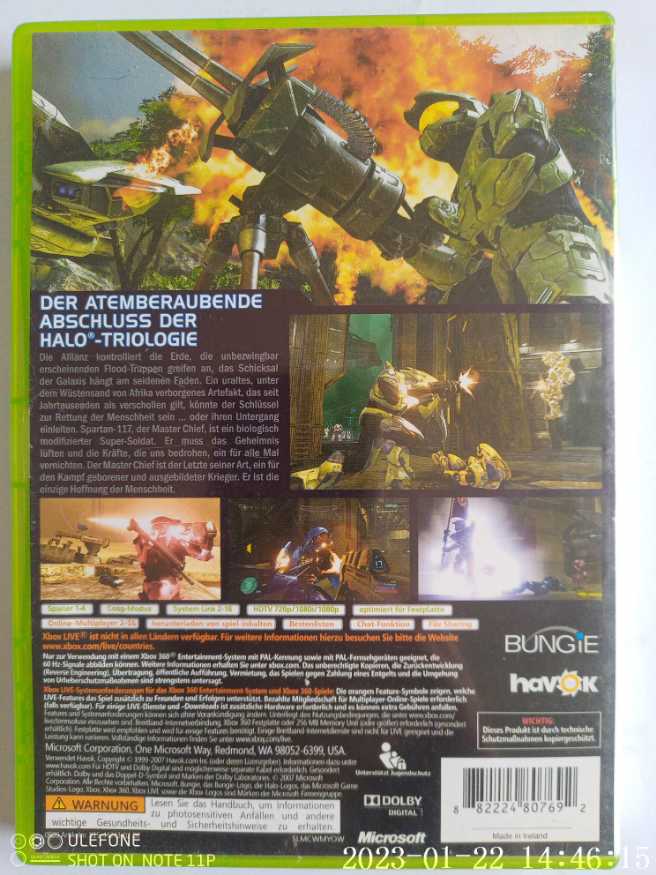 Halo 3 - Microsoft Xbox 360 (Microsoft Game Studios - 1) video game collectible [Barcode 882224807692] - Main Image 4