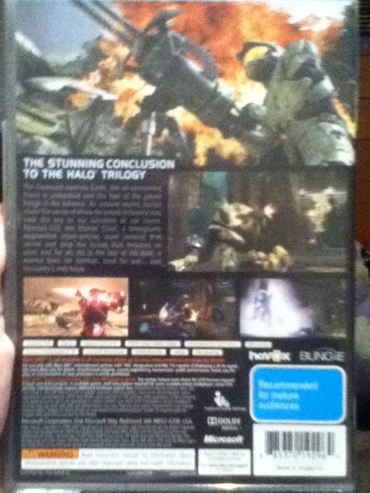 Halo 3 - Microsoft Xbox 360 (Microsoft Game Studios - 1-12) video game collectible [Barcode 885370192964] - Main Image 2