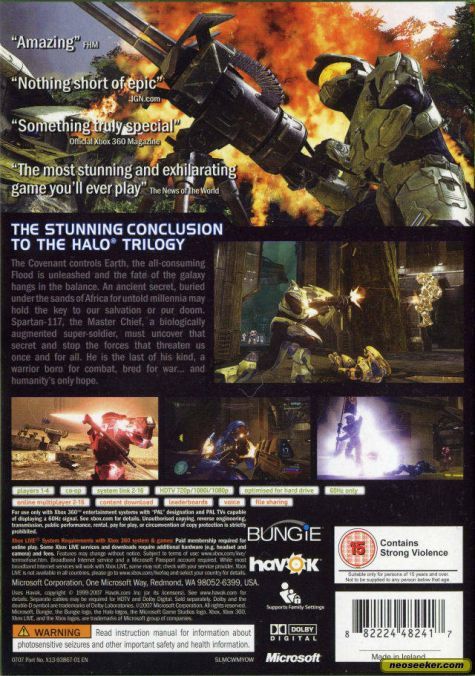 Halo 3 - Microsoft Xbox One (Microsoft) video game collectible - Main Image 2