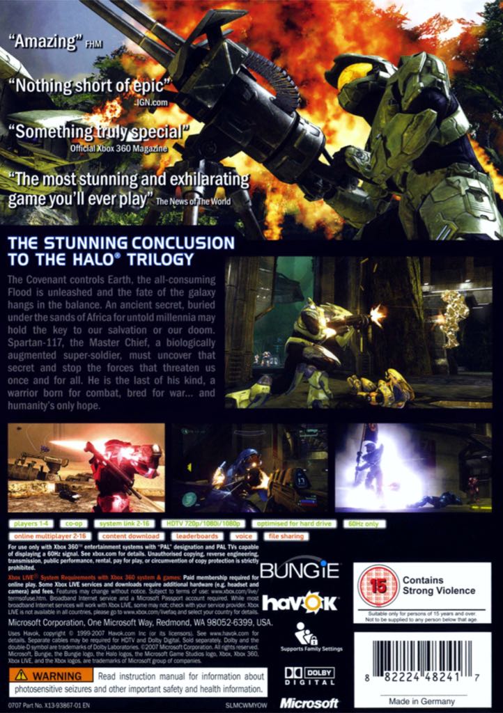 Halo 3 - Microsoft Xbox One (Microsoft Game Studios - 1-16) video game collectible - Main Image 2