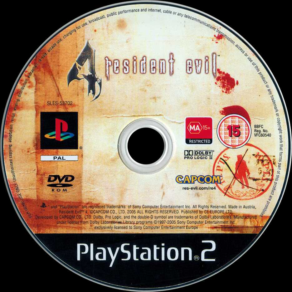 resident evil 4 - Sony PlayStation 2 (PS2) (Capcom - 1) video game collectible [Barcode 5055060923351] - Main Image 3