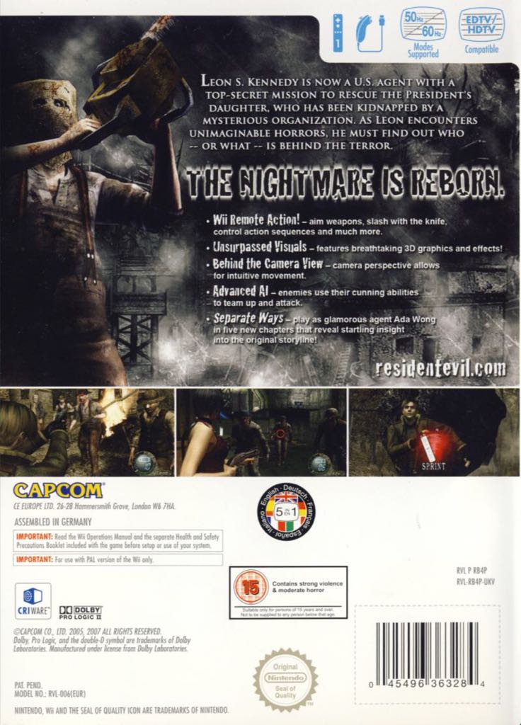 resident evil 4 - Nintendo Wii video game collectible - Main Image 2