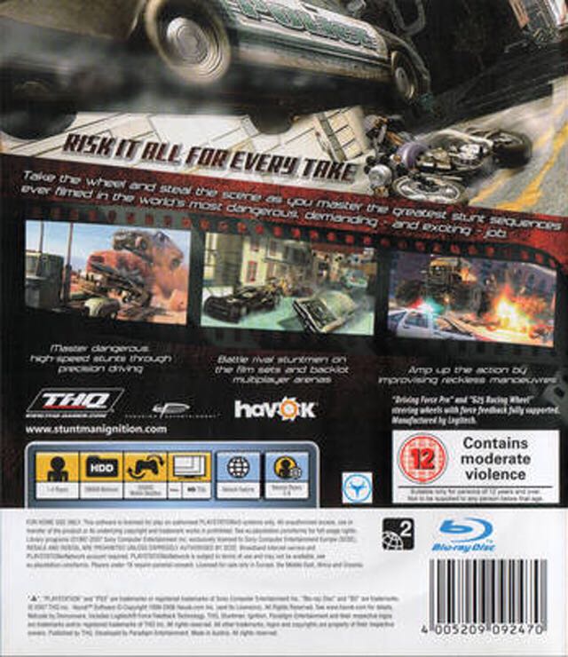 Stuntman: Ignition - Microsoft Xbox 360 (THQ - 1) video game collectible - Main Image 2