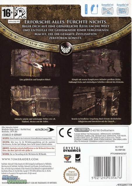 Tomb Raider: Underworld - Nintendo Wii (Eidos Interactive - 1) video game collectible [Barcode 788687300131] - Main Image 2