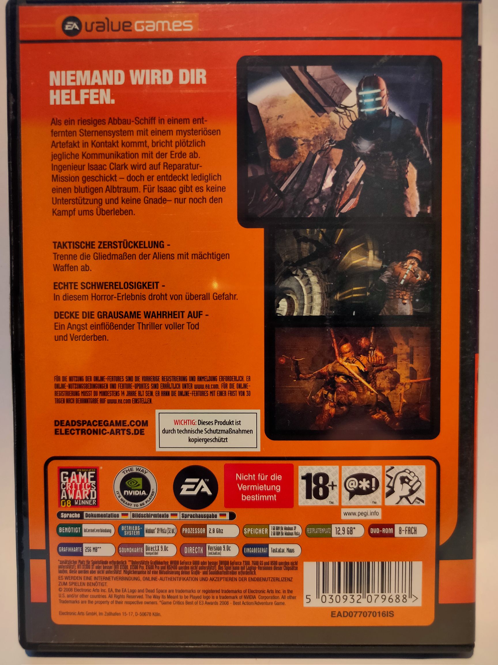 Dead Space - PC video game collectible [Barcode 5030932079688] - Main Image 2