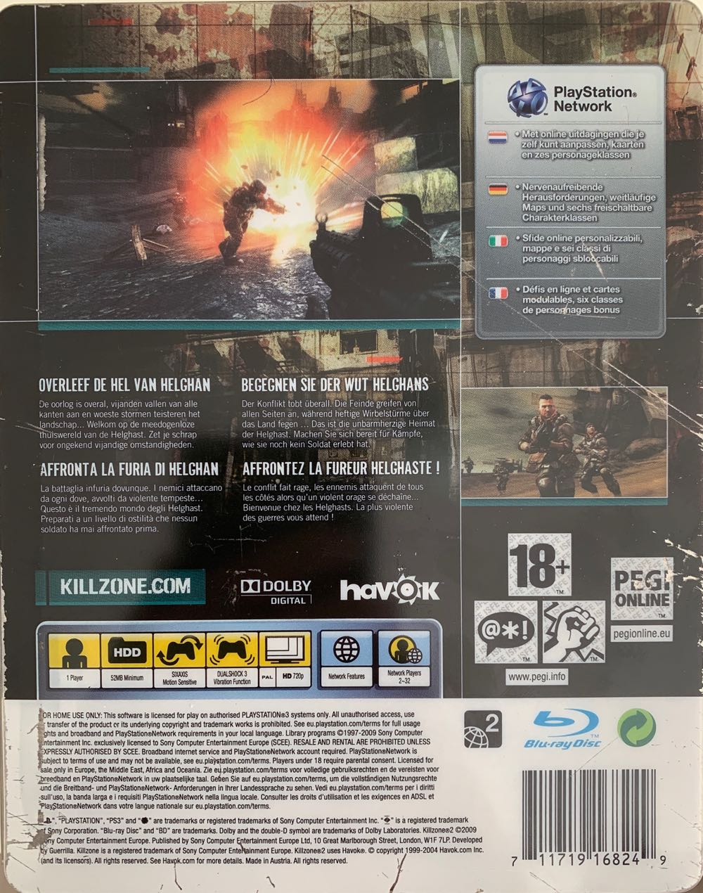 Killzone 2 Limited Collector’s Edition - Sony PlayStation 3 (PS3) (Guerrilla Games - 1) video game collectible [Barcode 711719168249] - Main Image 2