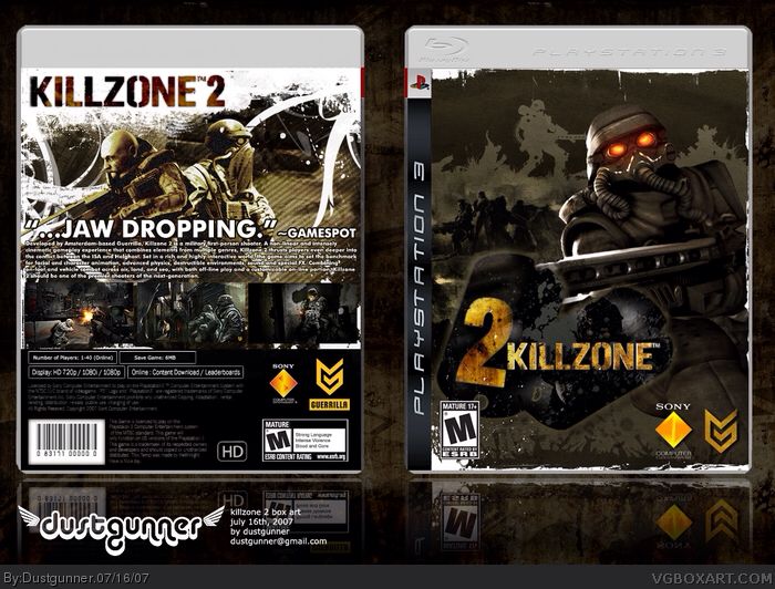 Killzone 2 - Sony PlayStation 3 (PS3) (Sony Entertainment) video game collectible - Main Image 2