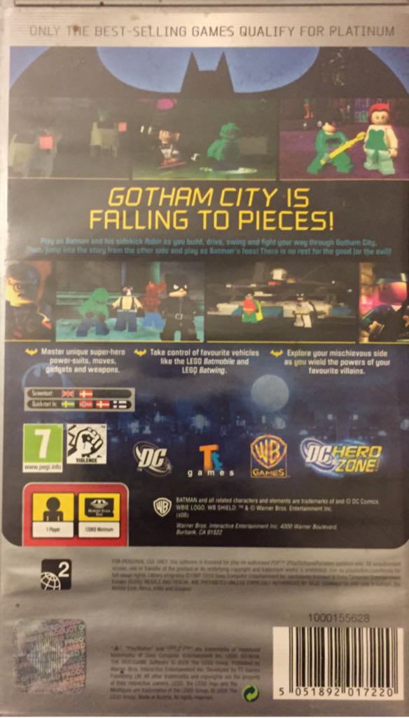 LEGO Batman - Sony PlayStation Portable (PSP) video game collectible [Barcode 5051892017220] - Main Image 2
