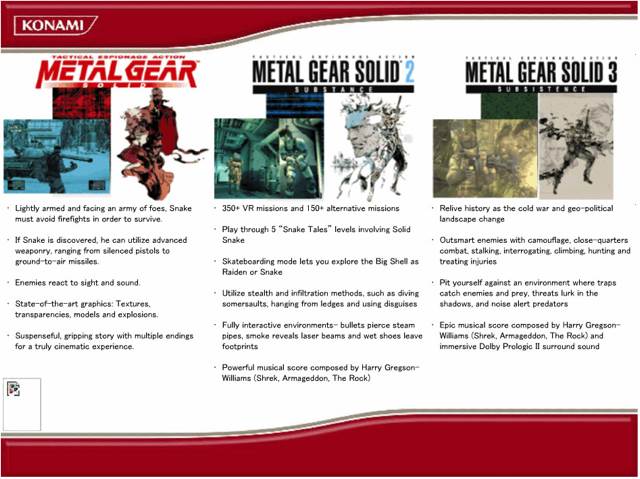 Metal Gear Solid: The Essential Collection - Sony PlayStation 2 (PS2) (Konami - 1) video game collectible [Barcode 083717250784] - Main Image 2